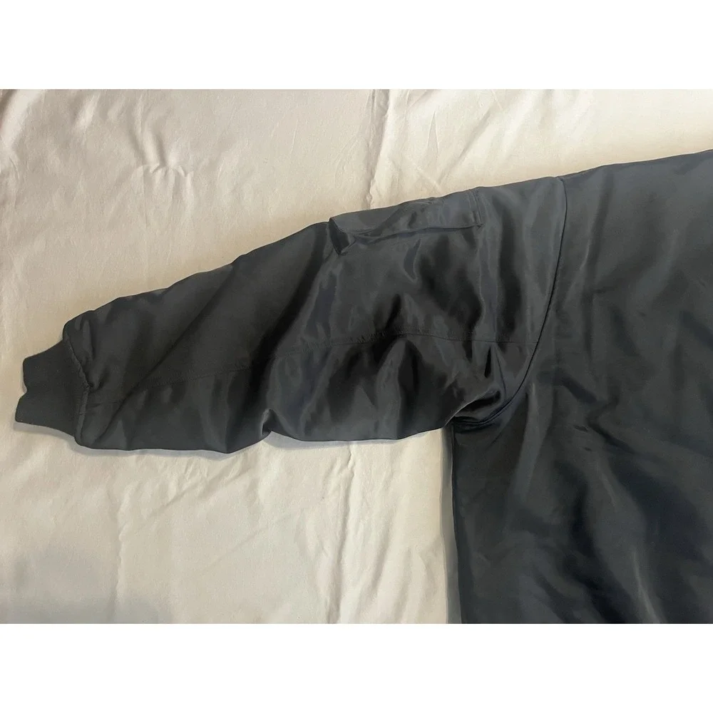 Air Jordan Reversible Varsity Jacket Black Coat Puffy 2XL DQ7344-010 - Picture 14 of 16